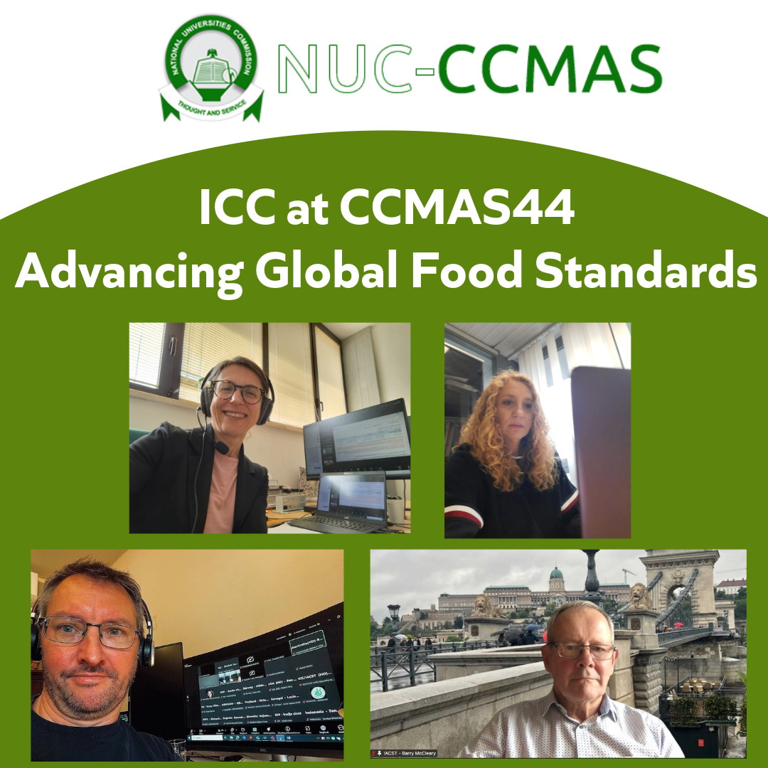 ICC at CCMAS44: Progress Toward Harmonized Food Standards